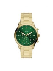Fossil Zegarek Neutra FS6164 Złoty. Żółte zegarki Fossil, ze stali. Za 869.99 zł.