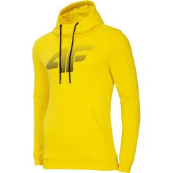 Bluza męska BLM303 - żółty. Bluzy z kapturem marki 4F. Za 139.99 zł.