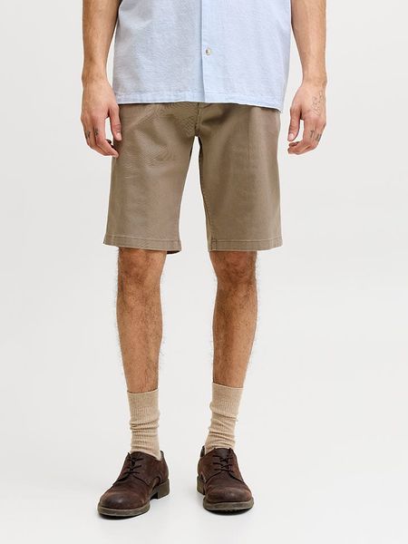 Jack & Jones Szorty "Fred" w kolorze jasnobrązowym rozmiar: XL. Brązowe szorty Jack & Jones, xl, bez wzorów, z bawełny. Za 104.89 zł.