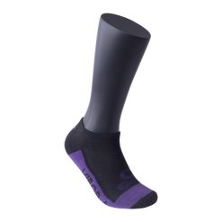 Skarpety niewidoczne Vibor-a Czarny/Fiolet 35-38. Czerwone skarpetki sportowe VIBORA, bez wzorów, z elastanu. Za 121.99 zł.