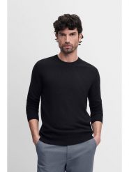 Cinque Sweter ''Ciround" w kolorze czarnym rozmiar: M. Czarne swetry nierozpinane Cinque, m, bez wzorów, ze splotem, bez kołnierzyka, bez ramiączek. Za 179.95 zł.