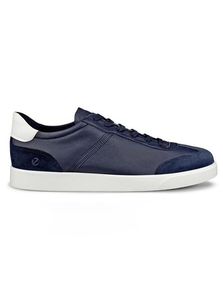 Ecco Skórzane sneakersy "Street Lite" w kolorze granatowym rozmiar: 43. Niebieskie buty sportowe casual ecco, bez wzorów, bez zapięcia. Za 297.97 zł.