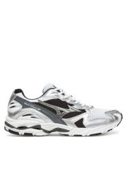 Mizuno Sneakersy Wave Rider 10 D1GA2104 Srebrny. Szare buty sportowe casual Mizuno, bez wzorów, ze skóry, bez zapięcia. Za 699.99 zł.