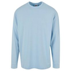 Męska Bluzka Z Długim Rękawem Acid Wash Heavyweight Boxy. Niebieskie bluzki z długim rękawem Urban Classics, m, bez wzorów, bez kołnierzyka, bez ramiączek. Za 137.99 zł.