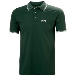 Polo Helly Hansen Newport Inshore. Zielone koszulki polo Helly Hansen, m, bez wzorów, z bawełny, bez kołnierzyka, bez ramiączek. Za 325.50 zł.