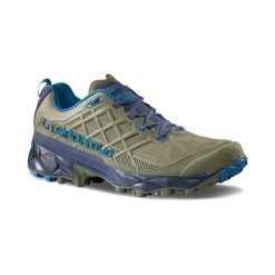 Buty trekkingowe La Sportiva Akyra II. Zielone buty turystyczne La Sportiva, bez wzorów, bez zapięcia, trekkingowe. Za 675.05 zł.