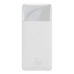 Powerbank Baseus Bipow 30000mAh, 2xUSB, USB-C, 20W (biały). Białe powerbanki Baseus. Za 169.00 zł.