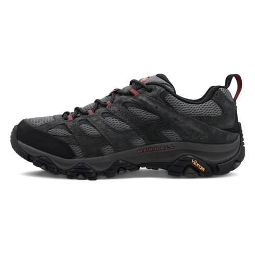 Buty trekkingowe męskie Merrell Moab 3 Ventilator. Brązowe trekkingi Merrell, bez wzorów, z materiału, bez zapięcia. Za 449.99 zł.