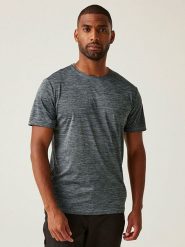 Regatta Koszulka funkcyjna "Fingal Edition" w kolorze niebieskim rozmiar: XXL. Niebieskie t-shirty sportowe Regatta, bez wzorów, z materiału, bez ramiączek, outdoorowe. Za 75.16 zł.