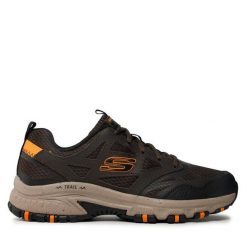 Trekkingi Skechers. Brązowe buty trekkingowe Skechers, bez wzorów, bez zapięcia. Za 339.99 zł.