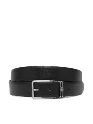 BOSS Pasek B Icon Plq 50572925 Czarny. Czarne paski Boss, bez wzorów, ze skóry. Za 679.99 zł.