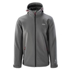 Kurtka Softshellowa Męska Noxon. Czarne kurtki Hi-tec, m, bez wzorów, z softshellu, bez kaptura. Za 254.99 zł.