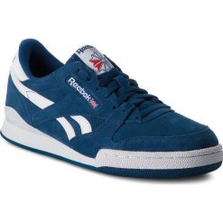 Buty Reebok - Phase 1 Pro Mu CN3427 Bunker Blue/White. Niebieskie buty sportowe casual marki Reebok, z materiału. W wyprzedaży za 269.00 zł.
