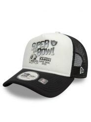 New Era Czapka z daszkiem Las Vegas Raiders Superbowl 60595293 Biały. Białe czapki z daszkiem New Era, bez wzorów, z materiału. Za 99.99 zł.