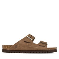 Klapki Genuins. Brązowe klapki Genuins. Za 259.99 zł.