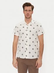 INDICODE Koszula Bolling 20-512 Biały Regular Fit. Białe koszule INDICODE, m, bez wzorów, z bawełny, bez kołnierzyka, bez ramiączek. Za 109.99 zł.