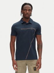 Aeronautica Militare Polo 251PO1862J682 Granatowy Regular Fit. Niebieskie koszulki polo Aeronautica Militare, m, bez wzorów, z bawełny, bez kołnierzyka, bez ramiączek. Za 389.99 zł.