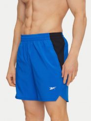 Reebok Szorty sportowe 112634 Niebieski Regular Fit. Niebieskie krótkie spodenki sportowe Reebok, m, bez wzorów, z syntetyku. Za 179.99 zł.