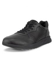 Ecco Skórzane sneakersy "Otm" w kolorze czarnym rozmiar: 46. Czarne buty sportowe casual ecco, bez wzorów, bez zapięcia. Za 240.43 zł.
