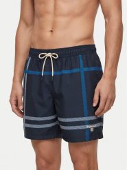 Barbour Szorty kąpielowe Twain MSW0067NY91 Granatowy Regular Fit. Niebieskie kąpielówki Barbour, m, bez wzorów, z syntetyku. Za 289.99 zł.