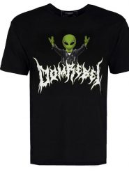 Domrebel T-shirt "Alien Box T" | Alien Box T | Mężczyzna | Czarny. Czarne t-shirty Domrebel, m, bez wzorów, z bawełny, bez kołnierzyka, bez ramiączek. W wyprzedaży za 299.00 zł.