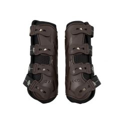 Otwarte przednie getry dla przepływu powietrza BR Equitation Country Tech. Brązowe legginsy długie sportowe BR, l, bez wzorów, z materiału, na fitness i siłownię. Za 347.00 zł.
