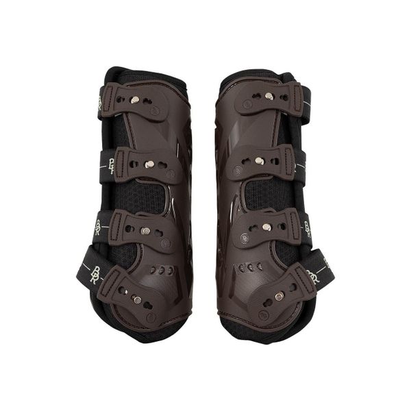 Otwarte przednie getry dla przepływu powietrza BR Equitation Country Tech. Brązowe legginsy długie sportowe BR, l, bez wzorów, z materiału, na fitness i siłownię. Za 347.00 zł.