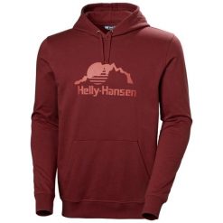 Bluza z kapturem Helly Hansen Nord Graphic. Czerwone bluzy Helly Hansen, m, bez wzorów, z kapturem. Za 380.50 zł.