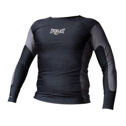 Koszulka kompresyjna męska Everlast Rashguard Longsleeve. Czarne odzież kompresyjna EVERLAST, m, bez wzorów. Za 119.99 zł.