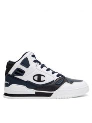 Champion Sneakersy 3 POINT TECH MID S22273-WW016 Biały. Białe buty sportowe casual Champion, bez wzorów, z tworzywa sztucznego, bez zapięcia. Za 299.99 zł.