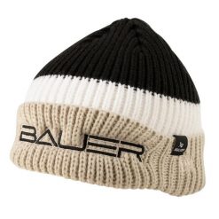 Czapka Z Daszkiem Unisex Dla Dorosłych. Brązowe czapki z daszkiem Bauer, bez wzorów, z dzianiny. Za 202.99 zł.