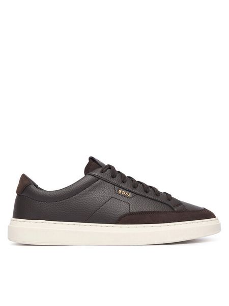 BOSS Sneakersy Kieran 50568536 Brązowy. Brązowe buty sportowe casual Boss, bez wzorów, ze skóry, bez zapięcia. Za 849.99 zł.