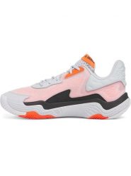 Under Armour Buty w kolorze pomarańczowo-biało-czarnym do koszykówki rozmiar: 46. Pomarańczowe buty do koszykówki Under Armour, bez wzorów, do koszykówki. Za 319.99 zł.