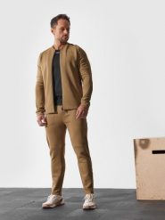4F Spodnie treningowe szybkoschnące z materiałów z recyklingu męskie 4F x Robert Lewandowski XL. Brązowe spodnie treningowe długie 4F, l, bez wzorów, z dzianiny. W wyprzedaży za 169.99 zł.