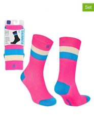 Norfolk Skarpety trekkingowe (2 pary) "Sevilla" w kolorze różowym rozmiar: 35-38. Różowe skarpety Norfolk, bez wzorów, z materiału. Za 60.99 zł.