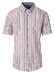 CASAMODA Koszula - Casual fit - ze wzorem rozmiar: XL. Koszule CASAMODA, xl, bez wzorów, z bawełny, bez kołnierzyka, bez ramiączek. Za 74.46 zł.