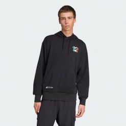 Bluza z kapturem Mercedes - AMG Petronas Formula One Team Kimi Antonelli Graphic. Czarne bluzy z kapturem Adidas, m, bez wzorów, z kapturem. Za 329.00 zł.