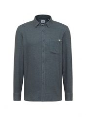 Męska Koszula Mustang Style Eastbridge Bluestone 1016959 5180. Koszule Mustang, l, bez wzorów, bez kołnierzyka, bez ramiączek. Za 169.99 zł.