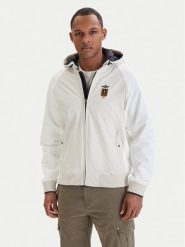 Aeronautica Militare Kurtka przejściowa 261AF0519UCT04291 Beżowy Regular Fit. Brązowe kurtki Aeronautica Militare, m, bez wzorów, z syntetyku, bez kaptura. Za 799.99 zł.