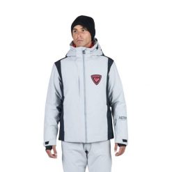 Kurtka Narciarska Rossignol męska Hero Velika JKT jasno-szara. Szare kurtki narciarskie i snowboardowe Rossignol, m, bez wzorów, narciarskie. W wyprzedaży za 1,659.00 zł.