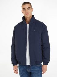 TOMMY JEANS Kurtka w kolorze granatowym rozmiar: M. Niebieskie kurtki Tommy Jeans, m, bez wzorów, z jeansu, bez kaptura. Za 299.50 zł.