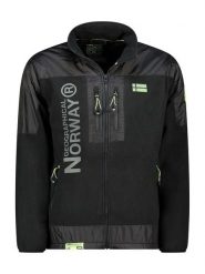 Geographical Norway Kurtka polarowa "Tulene" w kolorze czarnym rozmiar: S. Czarne kurtki Geographical Norway, s, bez wzorów, z materiału, bez kaptura. Za 114.17 zł.