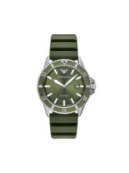 Emporio Armani Zegarek World Explorer AR11638 Zielony. Zielone, analogowe zegarki Emporio Armani. Za 1,149.00 zł.