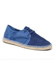 Natural world Trzewiki w kolorze granatowym rozmiar: 45. Niebieskie botki sznurowane natural world, bez wzorów, bez obcasa, bez zapięcia. Za 130.99 zł.