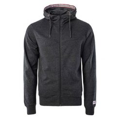 Bluza męska z kapturem Hi-Tec Sabarin - ciemnoszara, Rozmiar M. Szare bluzy z kapturem Hi-tec, m, bez wzorów, z bawełny, z kapturem. Za 114.99 zł.
