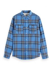 Scotch & Soda Koszula w kolorze niebieskim rozmiar: XL. Niebieskie koszule Scotch & Soda, xl, bez wzorów, z bawełny, bez kołnierzyka, bez ramiączek. Za 194.61 zł.