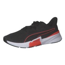 Buty męskie treningowe Puma Pwr Frame. Czarne buty treningowe Puma, bez wzorów, z materiału, do biegania. Za 318.00 zł.