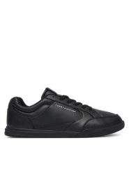 Tommy Hilfiger Sneakersy Low Pro Cupsole Perf Leather FM0FM05944 Czarny. Czarne buty sportowe casual Tommy Hilfiger, bez wzorów, ze skóry, bez zapięcia. Za 449.99 zł.