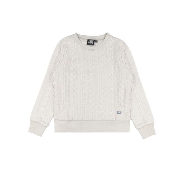 Bluza z bawełna z ściągacze na co dzień na siłownię. Białe bluzy LEONE 1947 APPAREL, bez wzorów, z bawełny, bez kaptura. W wyprzedaży za 109.46 zł.