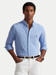 Polo Ralph Lauren Koszula 710654408154 Niebieski Regular Fit. Niebieskie koszule Polo Ralph Lauren, m, bez wzorów, z bawełny, bez kołnierzyka, bez ramiączek. Za 639.99 zł.
